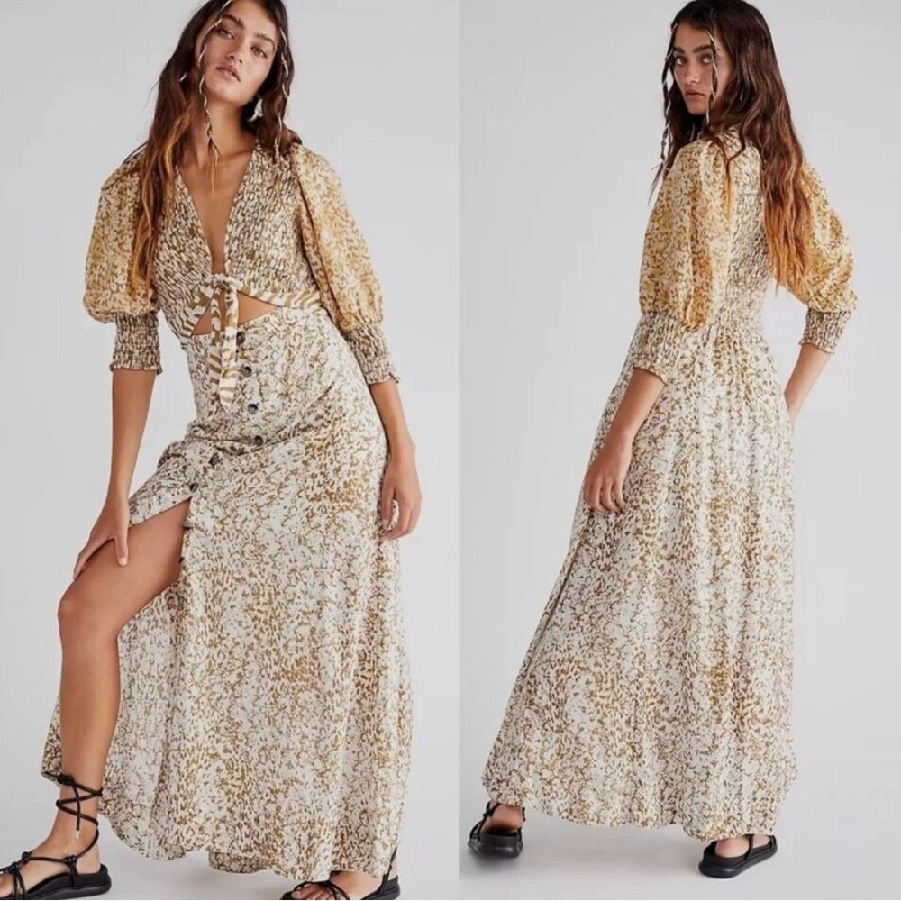 NWOT Free People String Of Hearts Maxi Dress - Size Medium